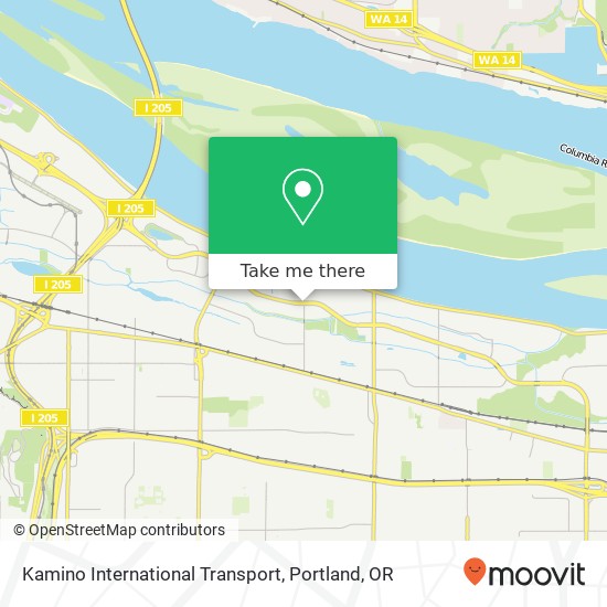 Kamino International Transport map