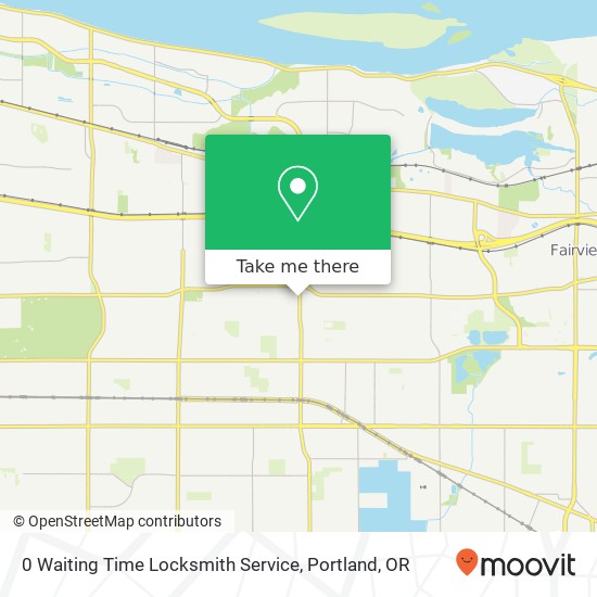 Mapa de 0 Waiting Time Locksmith Service