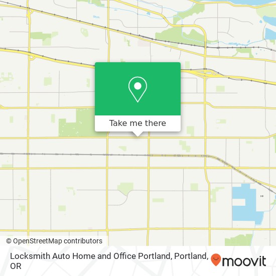 Mapa de Locksmith Auto Home and Office Portland