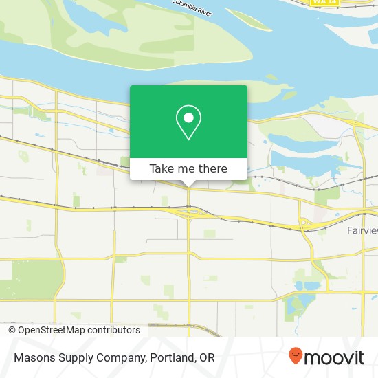 Masons Supply Company map