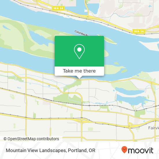 Mapa de Mountain View Landscapes