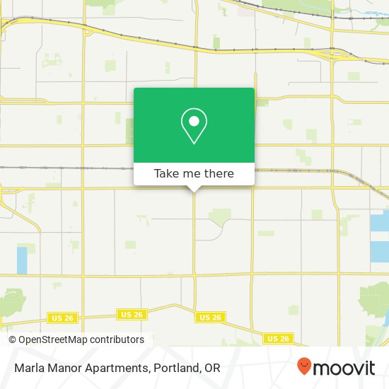 Marla Manor Apartments map