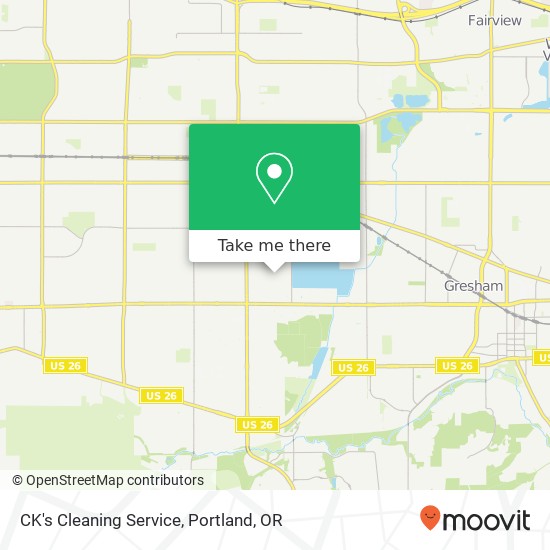 Mapa de CK's Cleaning Service