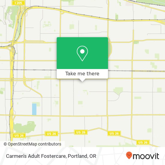 Mapa de Carmen's Adult Fostercare