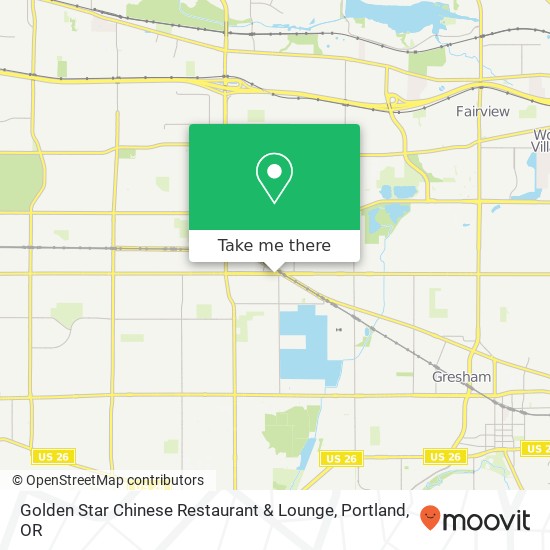 Mapa de Golden Star Chinese Restaurant & Lounge