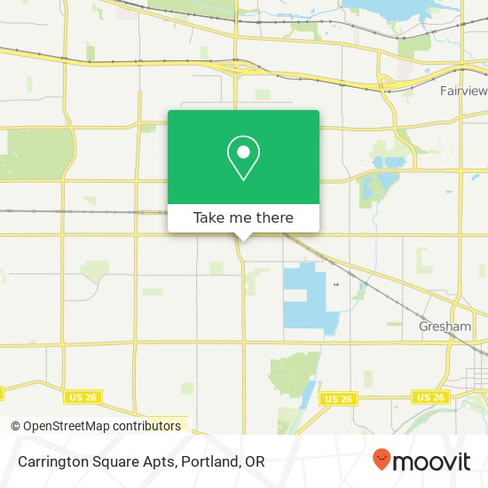 Carrington Square Apts map