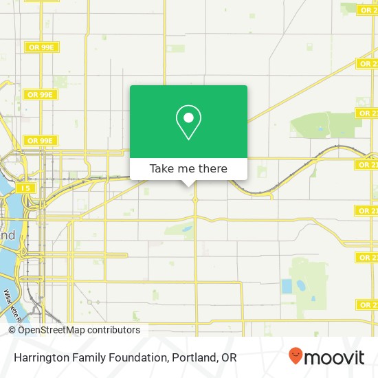 Harrington Family Foundation map