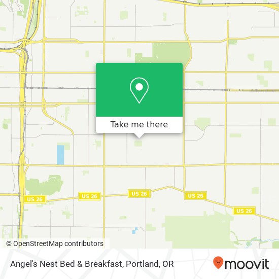 Mapa de Angel's Nest Bed & Breakfast