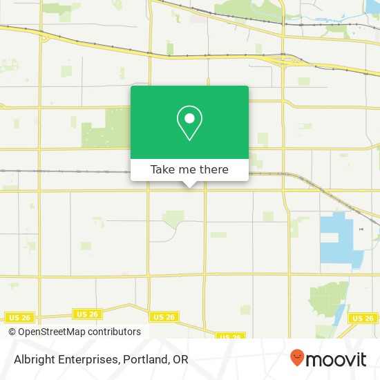 Albright Enterprises map