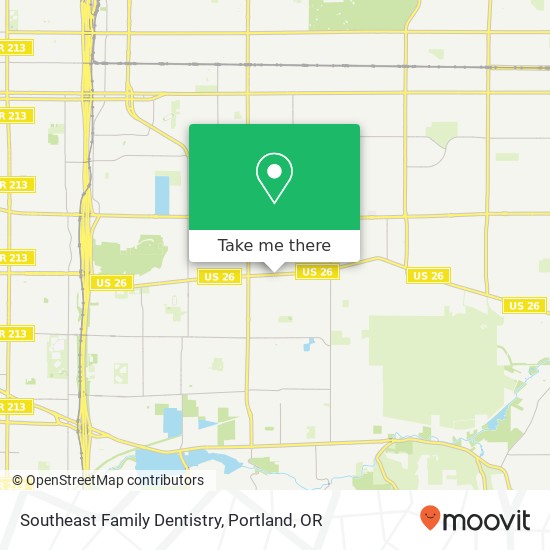 Mapa de Southeast Family Dentistry