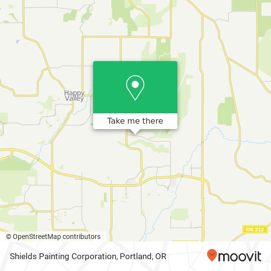 Mapa de Shields Painting Corporation