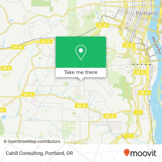 Mapa de Cahill Consulting