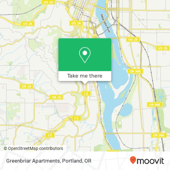 Greenbriar Apartments map