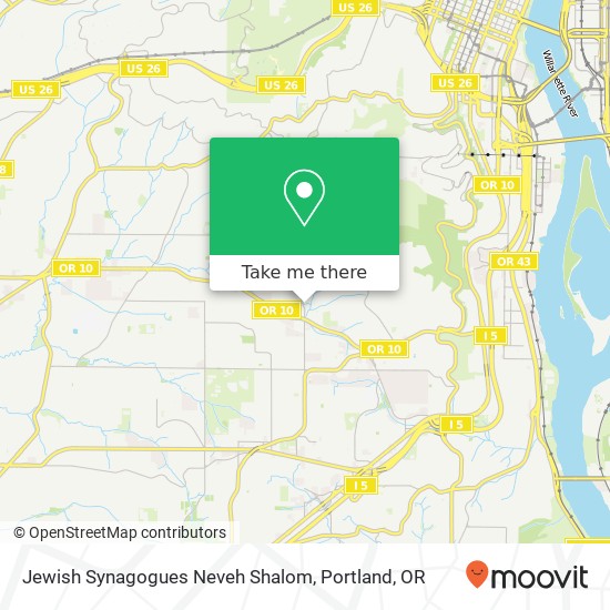 Mapa de Jewish Synagogues Neveh Shalom
