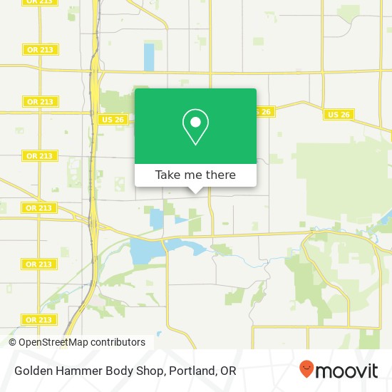 Golden Hammer Body Shop map