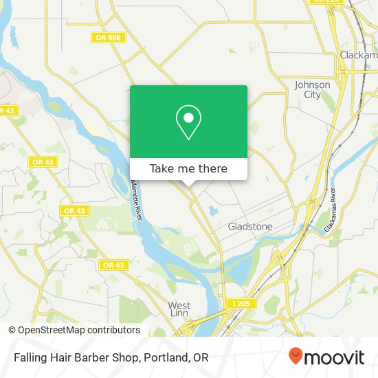 Falling Hair Barber Shop map