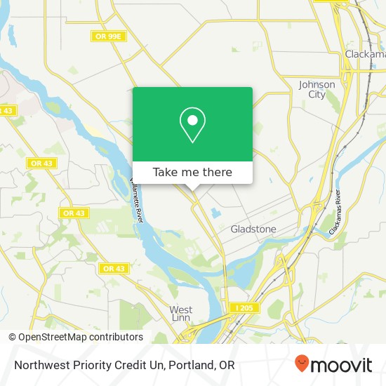 Northwest Priority Credit Un map