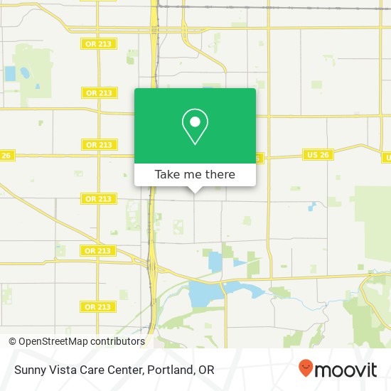 Sunny Vista Care Center map