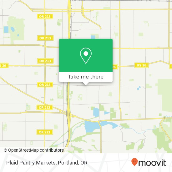 Mapa de Plaid Pantry Markets