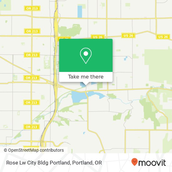 Mapa de Rose Lw City Bldg Portland