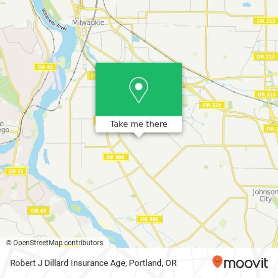 Mapa de Robert J Dillard Insurance Age