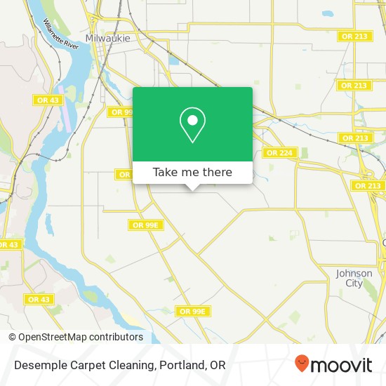 Desemple Carpet Cleaning map