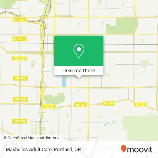 Mashelles Adult Care map