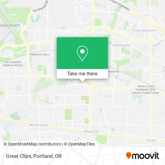 Great Clips map