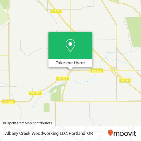 Albany Creek Woodworking LLC map