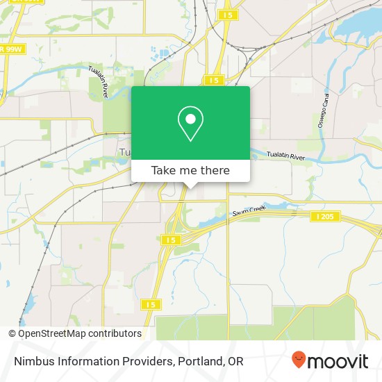 Nimbus Information Providers map