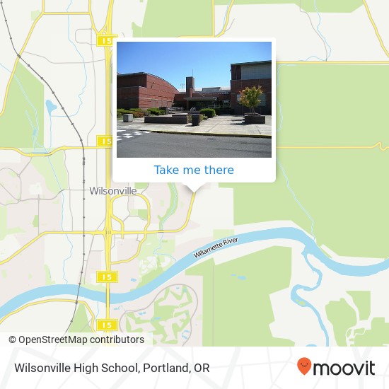 Mapa de Wilsonville High School