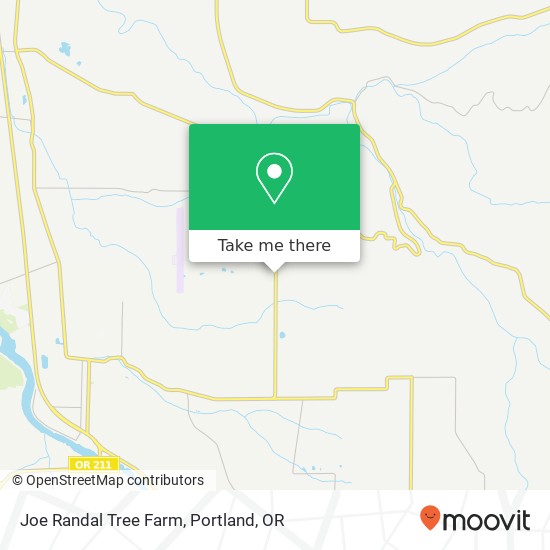 Mapa de Joe Randal Tree Farm