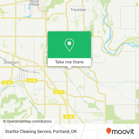 Starlite Cleaning Service map