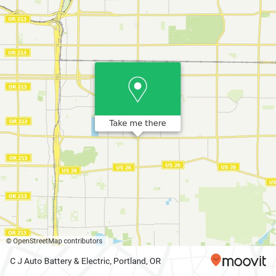 C J Auto Battery & Electric map