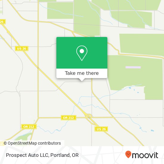 Mapa de Prospect Auto LLC