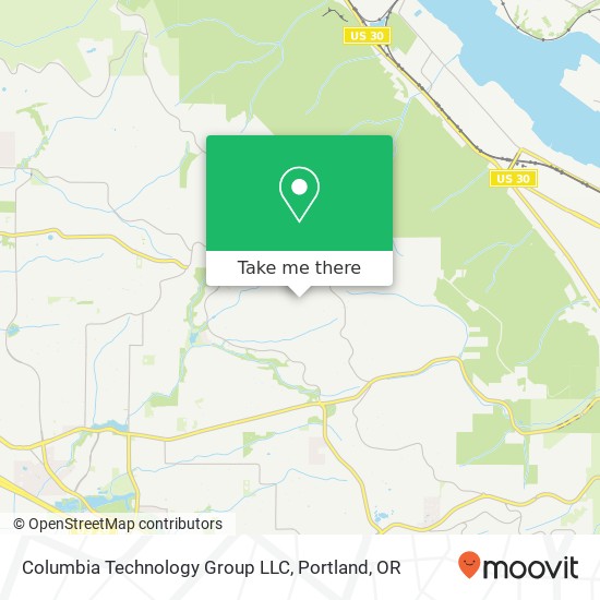 Mapa de Columbia Technology Group LLC