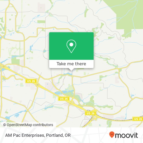 AM Pac Enterprises map