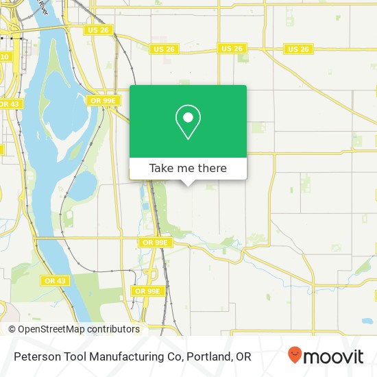 Mapa de Peterson Tool Manufacturing Co