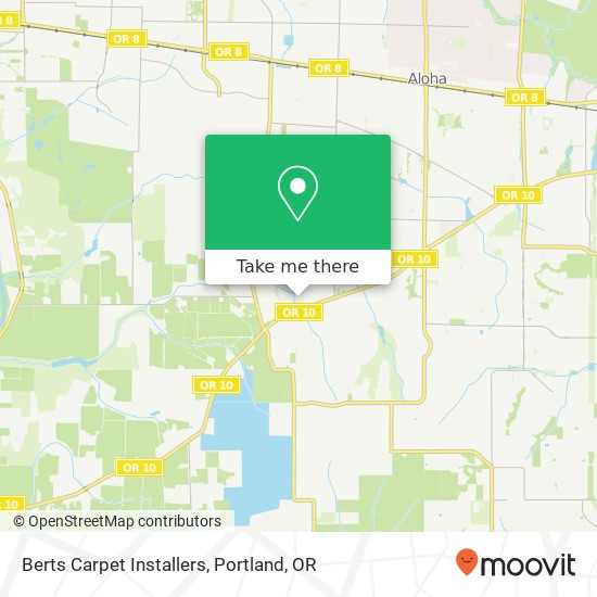 Berts Carpet Installers map