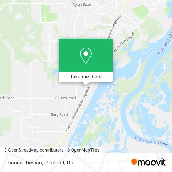 Pioneer Design map
