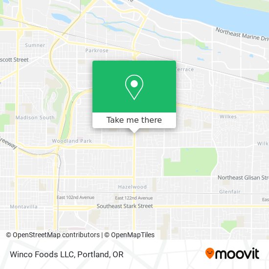 Mapa de Winco Foods LLC