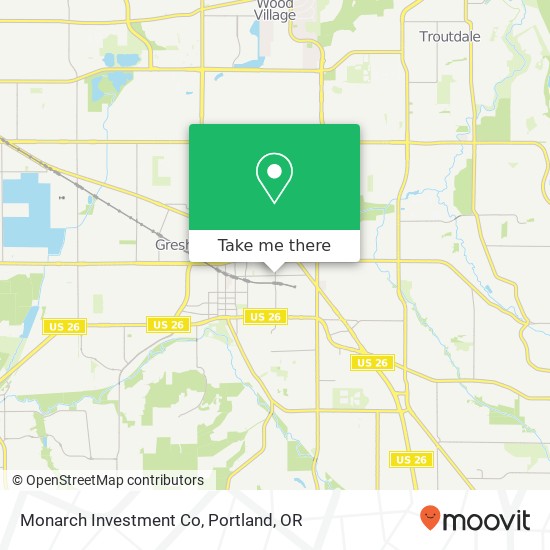 Mapa de Monarch Investment Co