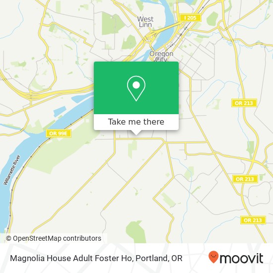 Mapa de Magnolia House Adult Foster Ho