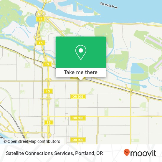 Satellite Connections Services map