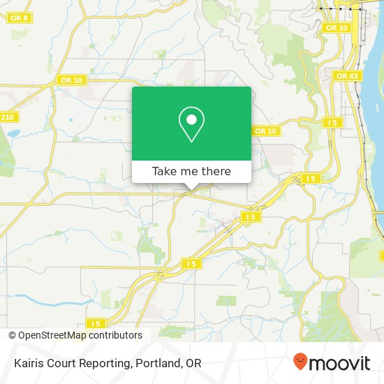 Kairis Court Reporting map