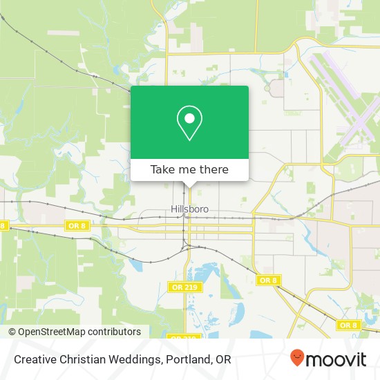 Creative Christian Weddings map