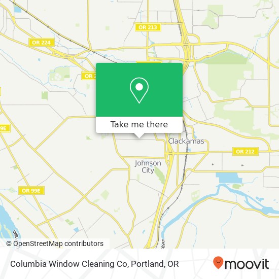 Mapa de Columbia Window Cleaning Co