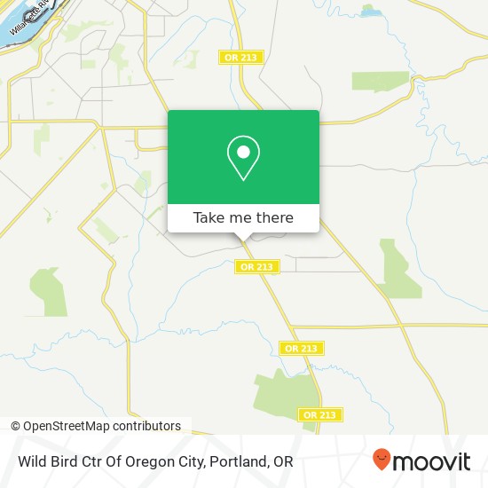 Wild Bird Ctr Of Oregon City map