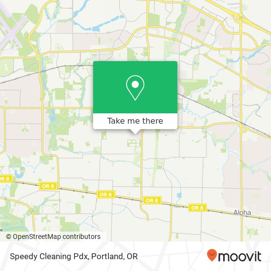 Speedy Cleaning Pdx map