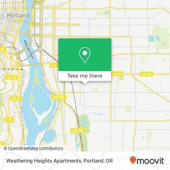 Mapa de Weathering Heights Apartments